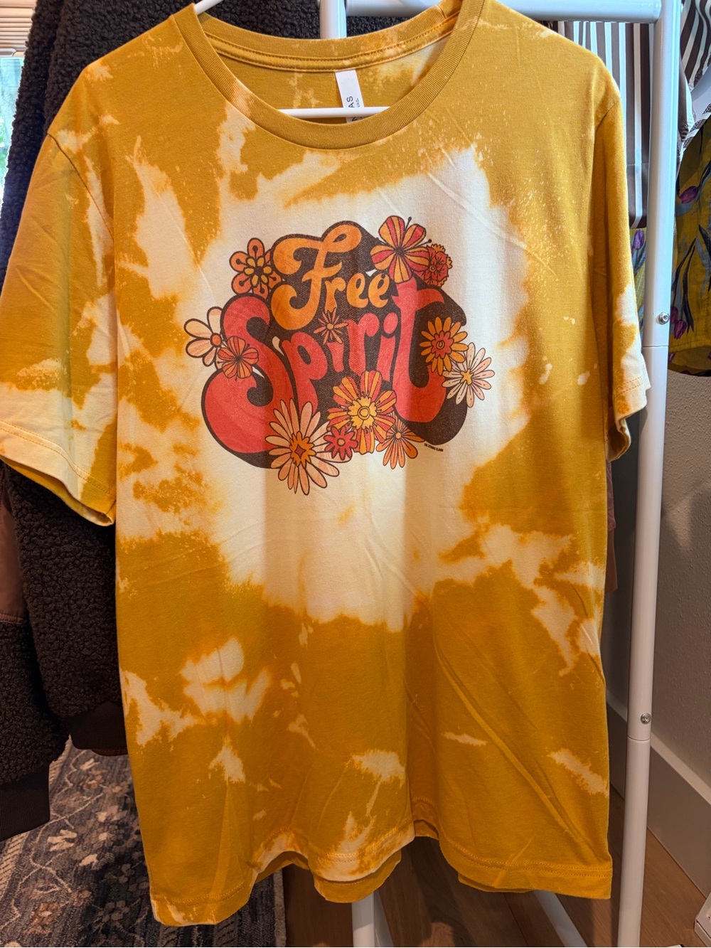 Bella Canvas Tie-Dye "Free Spirit" Graphic Tee